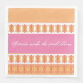 Serviette En Papier Poche Motivée Avec Poche (Devant)