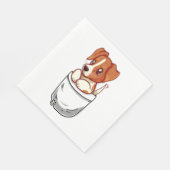 Serviette En Papier Pocket Cute Jack Russell Terrier (Coin)