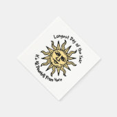 Serviette En Papier Poème Solstice d'été (Coin)