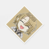 Serviette En Papier Pog! Chibi Napkins - Luca Kaneshiro Fanart (Coin)