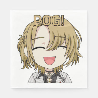 Serviette En Papier Pog ! Serviettes Chibi - Fanart de Luca Kaneshiro