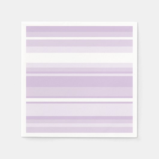 Serviette En Papier Poignée rayures violettes (Devant)