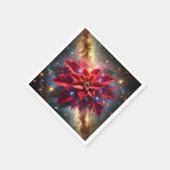 Serviette En Papier Poinsététie céleste Festive Découpage floral (Coin)