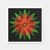 Serviette En Papier Poinsettia WOW (Devant)