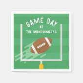 Serviette En Papier Point de football après le relèvement (Devant)