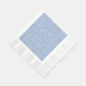 Serviette En Papier Pointe Polka 01.Gray Lblue BG (Coin)