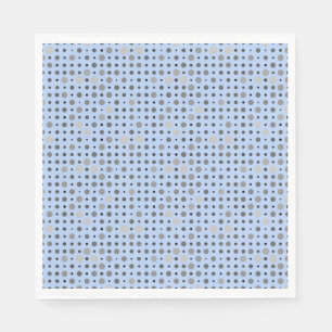 Serviette En Papier Pointe Polka 01.Gray Lblue BG