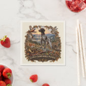 Serviette En Papier Pointer allemand - Collection de chasse (En situation)
