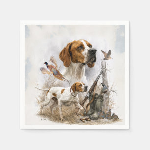 Serviette En Papier Pointer Anglais