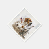 Serviette En Papier Pointer Anglais (Coin)