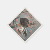 Serviette En Papier Pointeur anglais, chasse aux oiseaux (Coin)