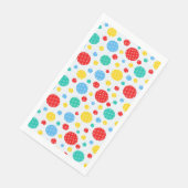 Serviette En Papier Points Colorés  (Coin)