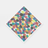 Serviette En Papier Points colorés (Coin)