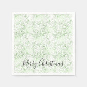 Serviette En Papier Points Confetti Mint Noël (Devant)