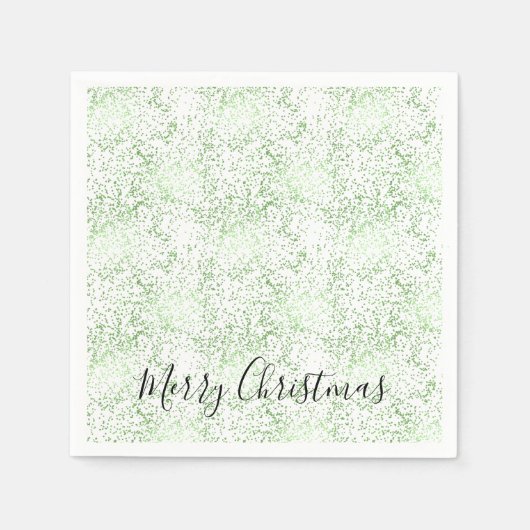 Serviette En Papier Points Confetti Mint Noël (Devant)