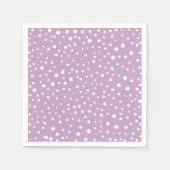 Serviette En Papier Points Dalmatiens Lilac, Points Dalmatiens, Pots D (Devant)