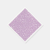 Serviette En Papier Points Dalmatiens Lilac, Points Dalmatiens, Pots D (Coin)