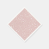 Serviette En Papier Points Dalmatiens Rose, Points Dalmatiens, Impress (Coin)