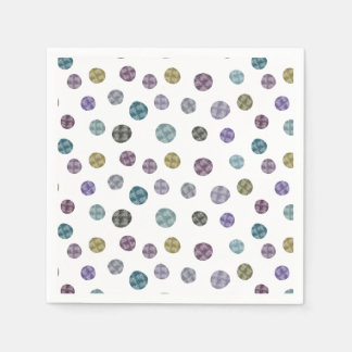 Serviette En Papier Points d'aquarelle Jennifer