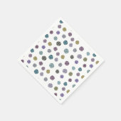 Serviette En Papier Points d'aquarelle Jennifer (Coin)