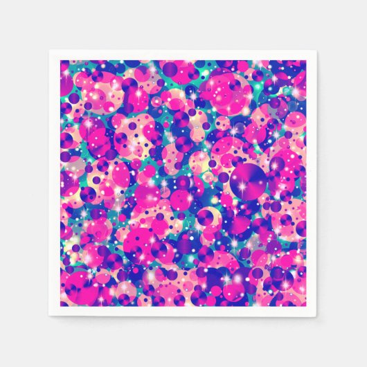 Serviette En Papier Points de fête 4-PAPIER NAPKINS (Devant)