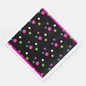 Serviette En Papier Points de fête lumineux (Coin)