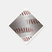 Serviette En Papier Points de suture de baseball abstraits (Coin)