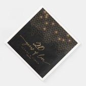 Serviette En Papier Points forts Gold 20th Anniversary ID1165 (Coin)