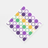 Serviette En Papier Points Mod Mardi Gras (Coin)