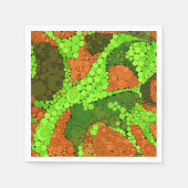 Serviette En Papier Points pointillisme abstraits sans couture cercles (Devant)