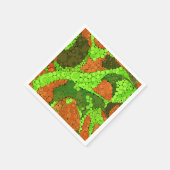 Serviette En Papier Points pointillisme abstraits sans couture cercles (Coin)