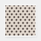 Serviette En Papier points polka Elle se marie Shower nuptial  (Devant)