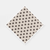 Serviette En Papier points polka Elle se marie Shower nuptial  (Coin)