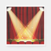 Serviette En Papier Points saillants sur scène (Devant)