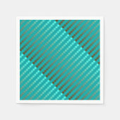 Serviette En Papier Points satinés - gris turquoise et étain (Devant)