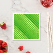 Serviette En Papier Points satinés - nuances vert citron (En situation)