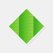 Serviette En Papier Points satinés - nuances vert citron (Coin)