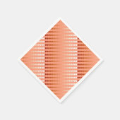 Serviette En Papier Points satinés - teintes de pêche (Coin)