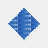 Serviette En Papier Points satinés - tons bleu acier (Coin)