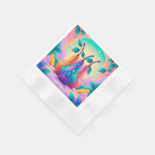 Serviette En Papier Poire colorée (Coin)