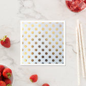 Serviette En Papier Pois (En situation)