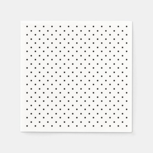 Serviette En Papier Pois (Devant)