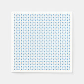 Serviette En Papier Pois Bébé Bleu (Devant)