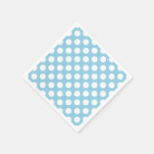 Serviette En Papier Pois Bleus, Motif Pointe Polka, Points, Pointe (Coin)