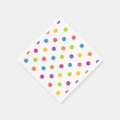 SERVIETTE EN PAPIER POIS, COULEUR MULTI (Coin)