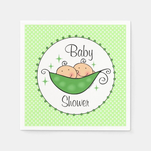 Serviette En Papier Pois dans mon Pod Twins (Devant)
