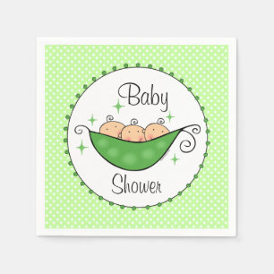 Serviette En Papier Pois dans mon pois Triplés