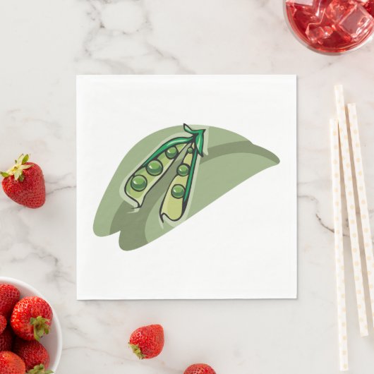 Serviette En Papier Pois Dans Un Morceau (En situation)