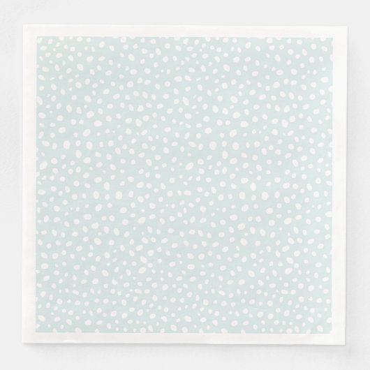 Serviette En Papier Pois de mer inégale conception graphique (Devant)