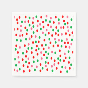 Serviette En Papier Pois de Noël
